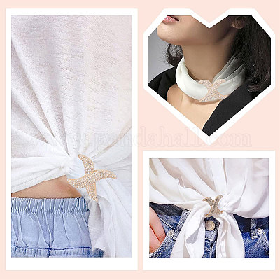 4 шт. 2-цветные пряжки-банты со стразами из сплава с угловыми узлами FIND-GF0005-32-1