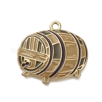 Подвески из сплава и эмали на тему октоберфеста ENAM-S021-06G-D-1