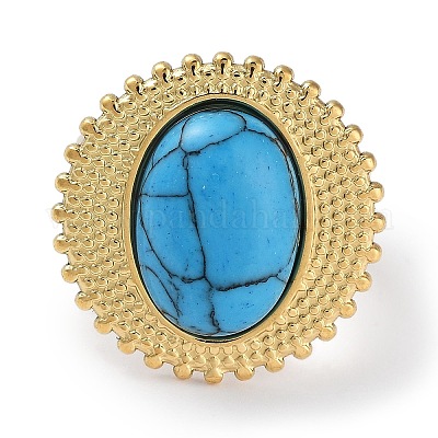 Ионное покрытие (IP) кольцо из нержавеющей стали 304 RJEW-B059-03G-04-1