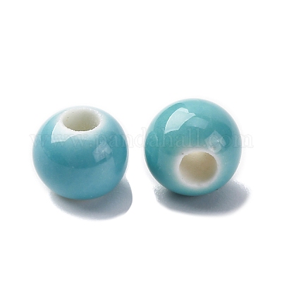 Фарфоровые бусины ручной работы PORC-D300-A30-1