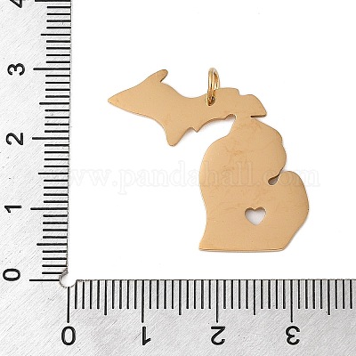 Ионное покрытие (ip) подвески из нержавеющей стали 304 STAS-T038-84G-1