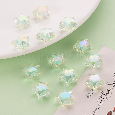 Прозрачные акриловые бусины TACR-S152-02D-SS2111-1