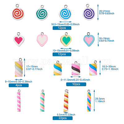 Кулоны из смолы и кулоны из полимерной глины ручной работы DIY-TA0008-75-1