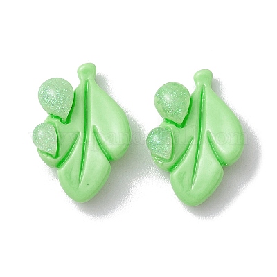 Кабошоны из перламутровой непрозрачной смолы с декодированием RESI-K034-01-1