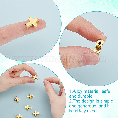 60 шт. бусины из сплава в тибетском стиле TIBEB-GO0001-07AG-1