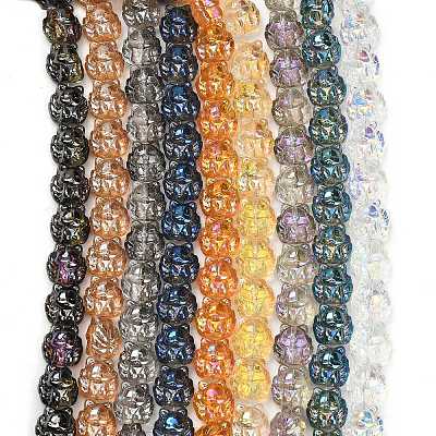 Гальванизированные стеклянные бусины смешанных стилей EGLA-H110-01-1