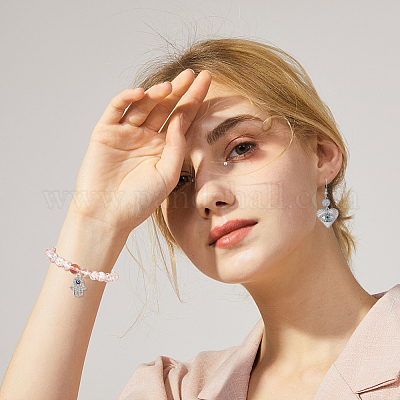 32 шт. 8 стильные эмалированные подвески из сплава сглаза PALLOY-DC0001-24-1