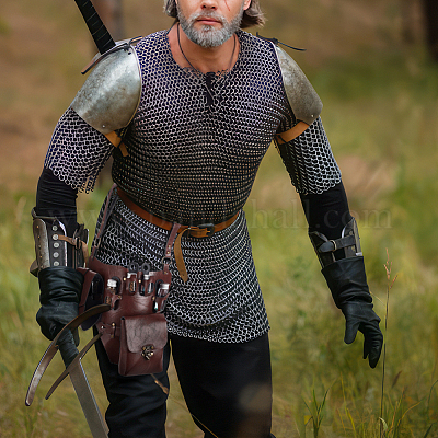 Сумка на пояс из искусственной кожи в стиле ретро с волшебными зельями AJEW-WH0270-362-1