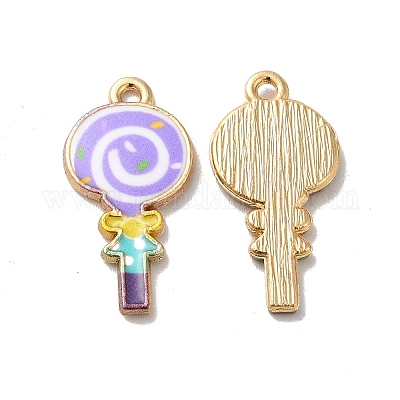 Подвески из эмали и сплава ENAM-D043-12G-1