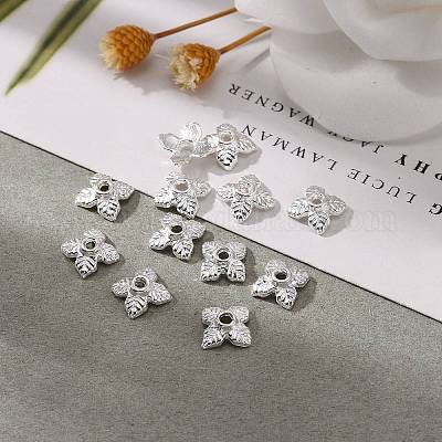 Тибетском стиле сплав шарик крышки TIBEB-Q018-S-LF-1