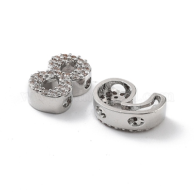 Реечное покрытие латунь микро паве кубический цирконий многожильные звенья KK-P247-14P-1