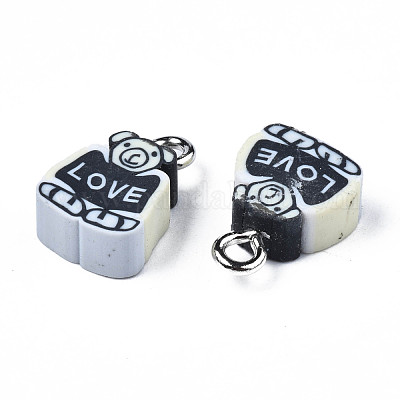 Подвески из полимерной глины ручной работы CLAY-S096-024-1