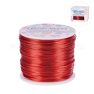 Wholesale BENECREAT 18 Gauge (1mm) Aluminum Wire 492FT (150m) Anodized  Jewelry Craft Making Beading Floral Colored Aluminum Craft Wire - Light  Gold 