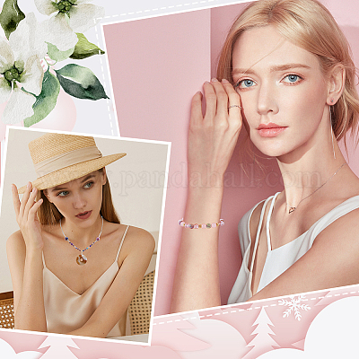 100 шт. 4 стиля натуральных бусин из императорской яшмы G-SC0003-07-1