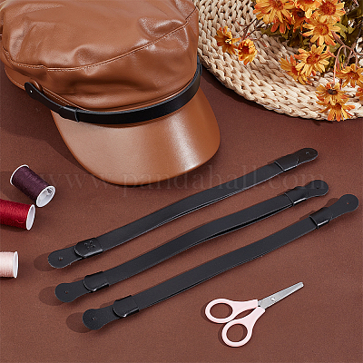 Лента для шляпы из искусственной кожи для ковбойской шляпы DIY-WH0723-028C-1