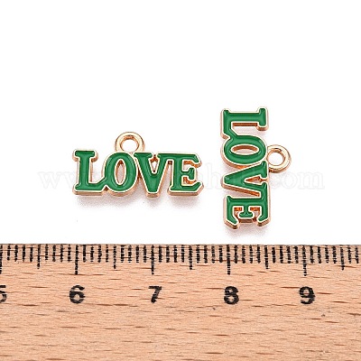 Подвески из сплава с эмалью на тему дня святого валентина ENAM-T020-50D-08-1