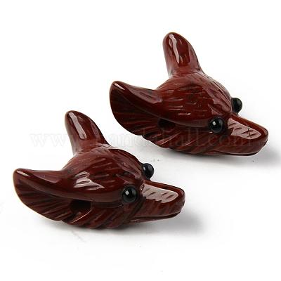 Природные красной яшмы подвески G-R478-06A-03-1