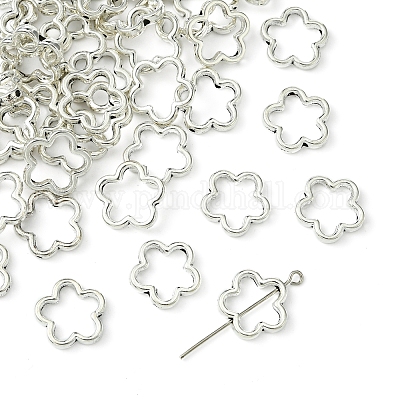 50 шт. рамка из сплава в тибетском стиле TIBEB-FS0001-10AS-1