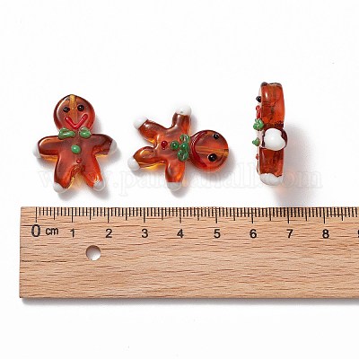 Бусы лэмпворк ручной работы&nbsp;LAMP-N021-025-1