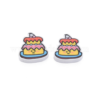 Кабошоны из полимерной глины ручной работы CLAY-N006-151-1