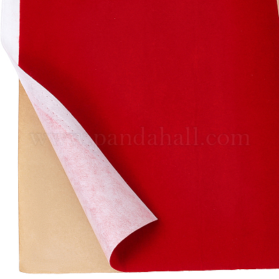 1шт флокированная ткань самоклеящаяся ткань DIY-CY0001-88B-1