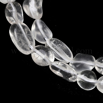 Природных кристаллов кварца бисер нитей G-P433-21-1
