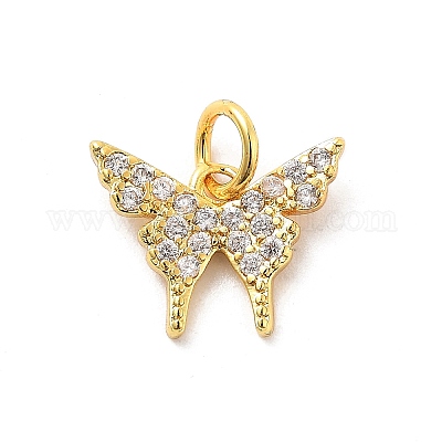 Стойки обшивки латунь микро проложить кубическую прелесть диоксида циркония KK-M082-02G-1