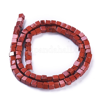 Натуральные красные яшмы бусы пряди G-D0020-11B-1