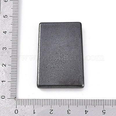 Гальванические синтетические немагнитные кабошоны из гематита G-H072-N01-01-1