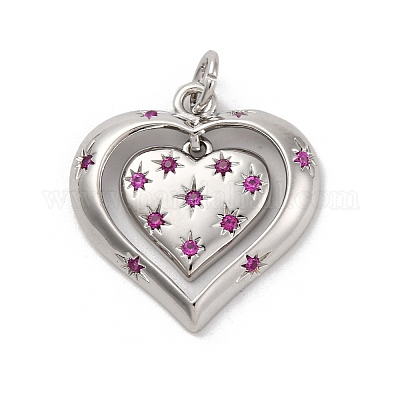 Латунные микро проложить кубического циркония подвески KK-U033-12P-02-1