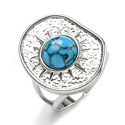 Кольца-манжеты из нержавеющей стали 304 RJEW-C079-19P-1