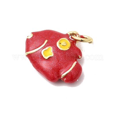 Латунь эмаль подвески&nbsp;KK-P343-03G-04-1