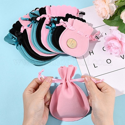 15шт. 3 стильных двухсторонних бархатных сумок TP-YW0001-07A-1