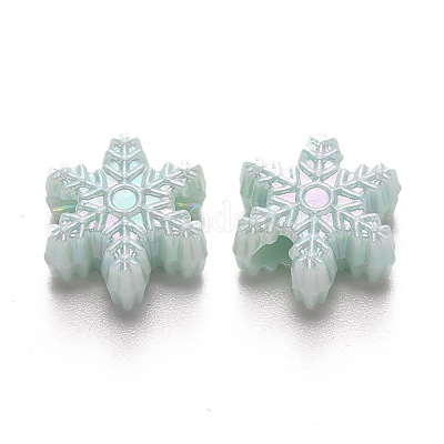 Непрозрачные акриловые бусины X-SACR-R250-04B-1