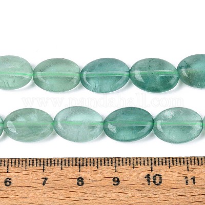 Естественный зеленый флюорит бисер нитей G-T142-62-1