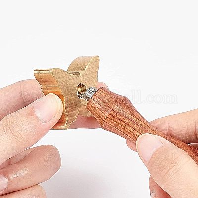 1 шт. головка штампа из латуни золотистого тона на тему Хэллоуина DIY-OC0008-45A-1