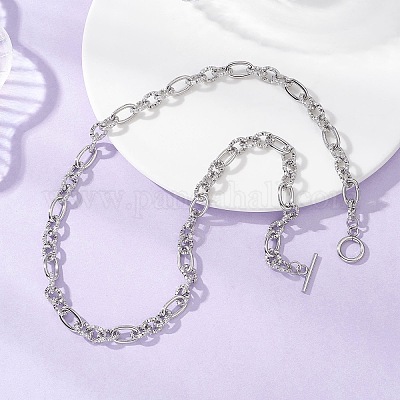 Цепочка Фигаро из нержавеющей стали 304 NJEW-JN05705-1