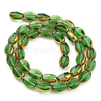 Гальванизируйте прозрачное стекло бисер нитей EGLA-G037-03A-HP09-1