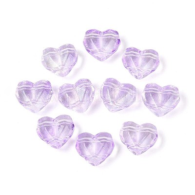 Прозрачные стеклянные бусины GLAA-T028-03H-1