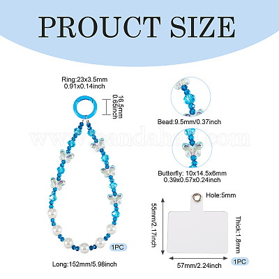 Мобильные ремни из полимерных бусин AJEW-TAC0006-10A-1