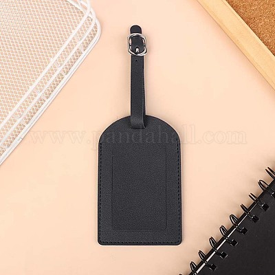 Вырезанная полая бирка для багажа из искусственной кожи 4 шт. OFST-CL0001-01A-03-1