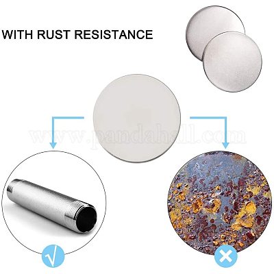 Кабошоны из нержавеющей стали 304 STAS-PH0019-29P-1