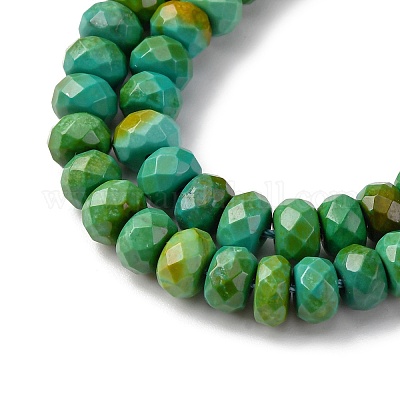 Бусины из натурального магнезита TURQ-P027-29-4x6mm-1