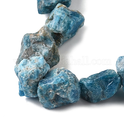 Нити натуральных бус из синего апатита G-S386-C11-1