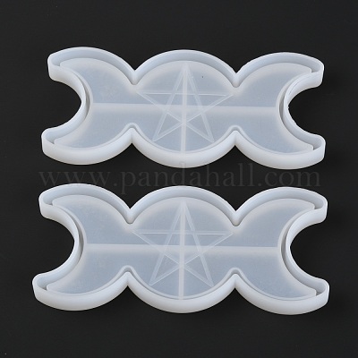 Силиконовые Молды для подноса с изображением луны и звезды в стиле гадания DIY-F061-01-1