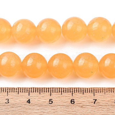 Мед натуральный нефрит бисер пряди&nbsp;G-H343-D10-12mm-1