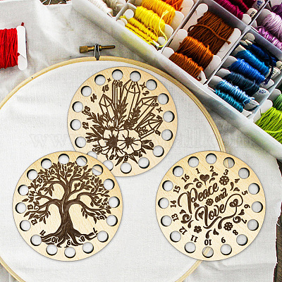 Jieddey Bobines De Fil à Broder,120 PCS Plastique Support Bobine De Fil Couture Carte Organisateur De Fil De Point De Croix Stockage De Fil De Coton Pour Artisanat Bricolage Broderie Couture Blanc