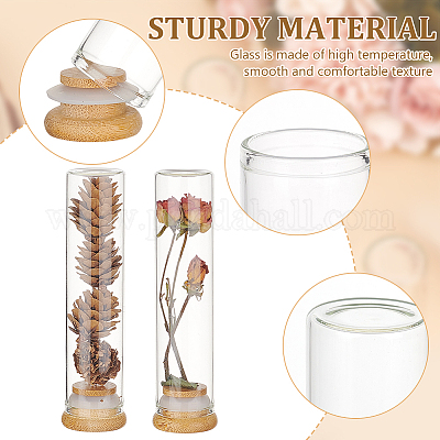 10 шт. стеклянные трубки для хранения бусин AJEW-BC0006-90A-1