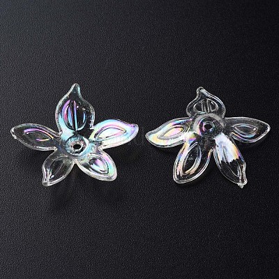 Прозрачные акриловые бусины MACR-S373-102-C07-1