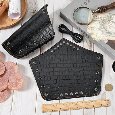 Регулируемый браслет из искусственной кожи AJEW-WH0342-90A-1